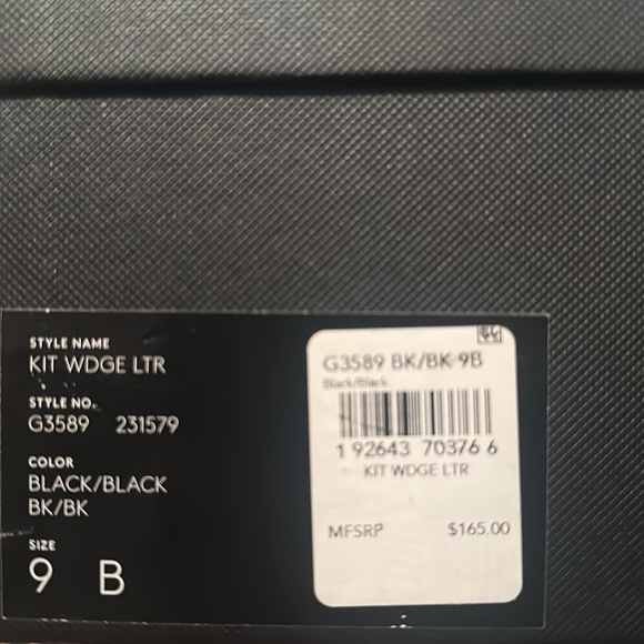 Coach Kit Espedrille Wedges BlackBeech - Picture 8 of 10